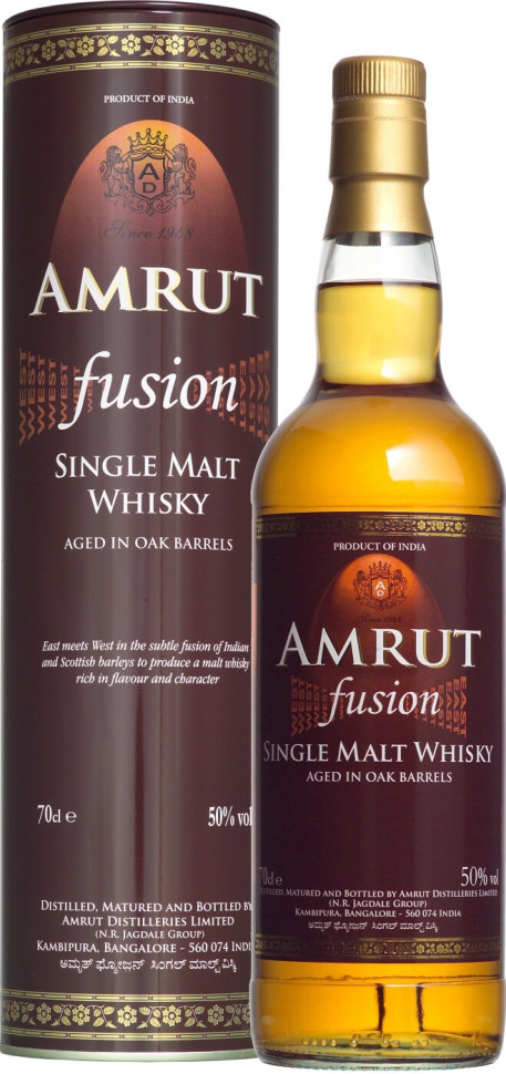 Виски Amrut Fusion in tube 700 мл