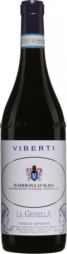 Вино Viberti, La Gemella, Barbera d'Alba DOC, 2023