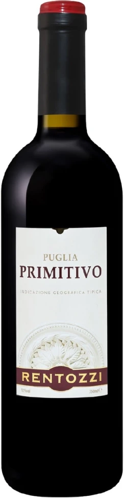 Вино Villa degli Olmi, "Rentozzi" Primitivo, Puglia IGT, 2021