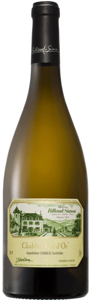 Вино Billaud-Simon, Chablis Tete d'Or, 2008