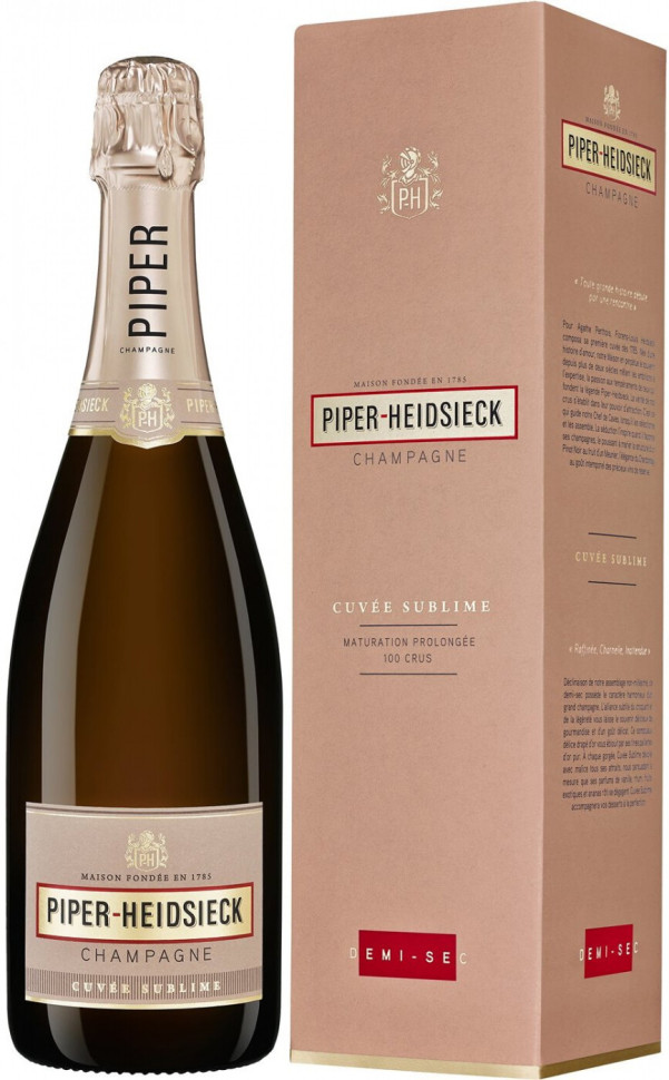 Шампанское Piper Heidsieck Demi Sec Sublime gift box Wine Store