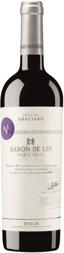 Вино Baron de Ley, Varietales Graciano, Rioja DOC, 2011