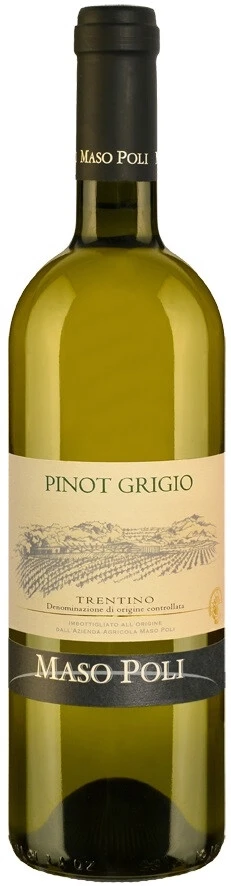 Вино Maso Poli, Pinot Grigio, Trentino DOC, 2017