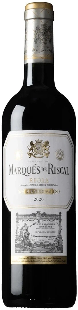 Вино Herederos del Marques de Riscal Reserva, Rioja DOC, 2020