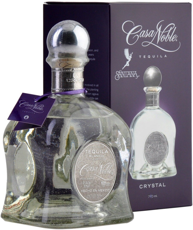 Текила Casa Noble Crystal gift box 0.7 л