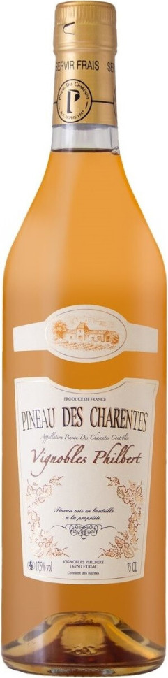 Вино Vignobles Philbert Pineau des Charentes Blanc