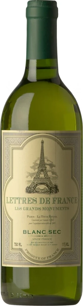 Вино Maison Bouey, "Lettres de France" Blanc Sec