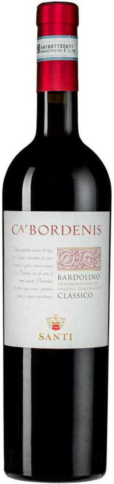 Вино Santi Ca  Bordenis Bardolino Classico DOC 2021