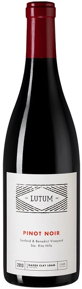 Вино Lutum, Sanford & Benedict Pinot Noir, 2013