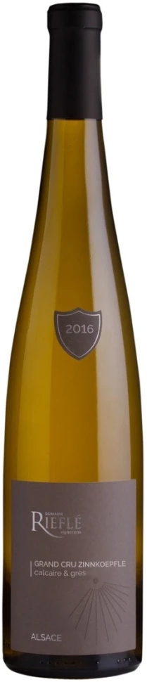 Вино Domaine Riefle, Grand Cru Zinnkoepfle Calcaire & Gres, Alsace AOC, 2016