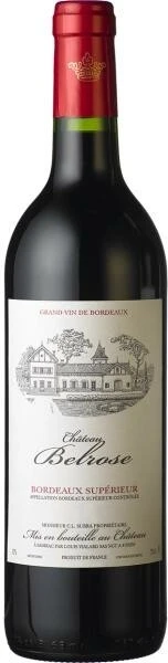 Вино Chateau Belrose, Bordeaux Superieur AOC, 2012