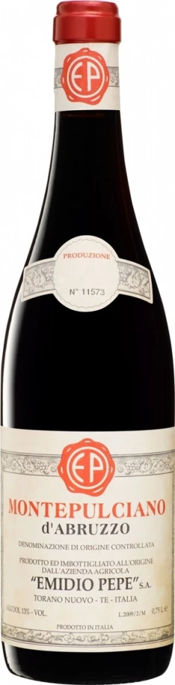 Вино Emidio Pepe, Montepulciano d'Abruzzo DOC, 2013