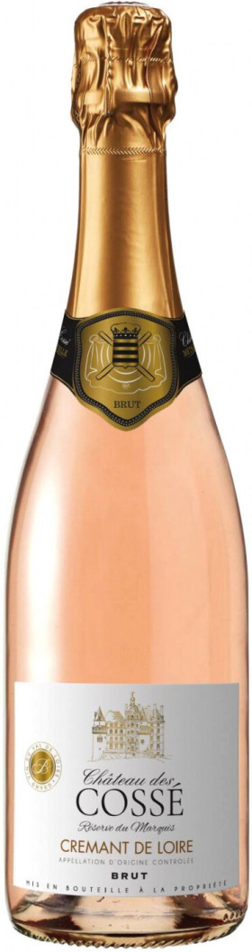 Игристое вино Chateau des Cosse Reserve du Marquis Cremant de Loire AOC Rose Brut