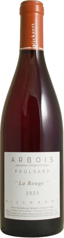 Вино Domaine Rijckaert, Poulsard La Rouge, Arbois AOC, 2023