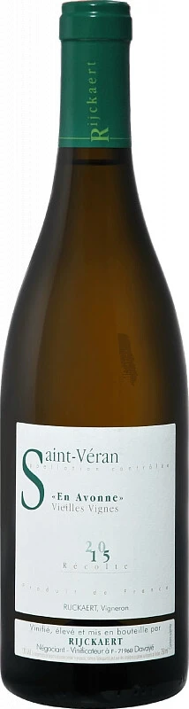 Вино Domaine Rijckaert, Saint-Veran En Avonne Vieilles Vignes AOP, 2015
