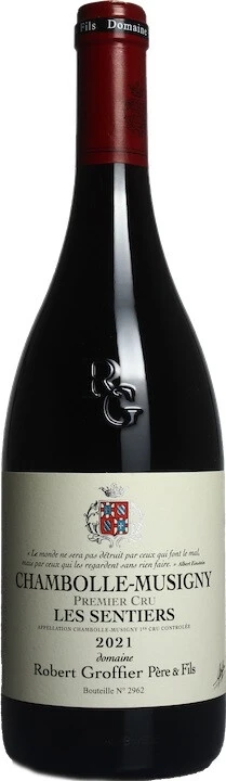 Вино Domaine Robert Groffier Pere &amp; Fils, Chambolle-Musigny 1er Cru Les Sentiers AOC, 2021