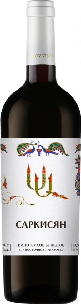 Вино Азов Вайн, Саркисян Красное, 2019