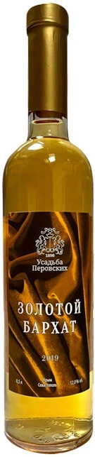 Вино Усадьба Перовских, "Золотой Бархат", 2019, 0.5 л