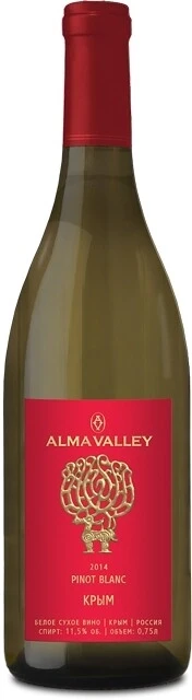 Вино Alma Valley Pinot Blanc, 2014
