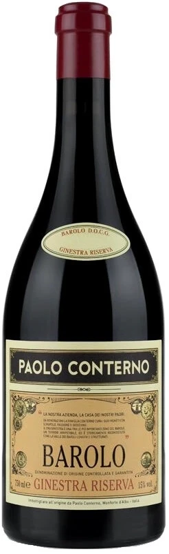 Вино Paolo Conterno, Barolo Ginestra DOCG Riserva, 2014