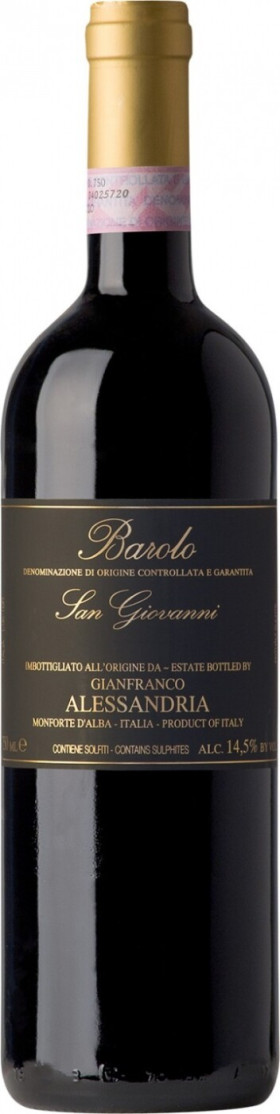 Вино Alessandria Gianfranco Barolo San Giovanni DOCG 2012
