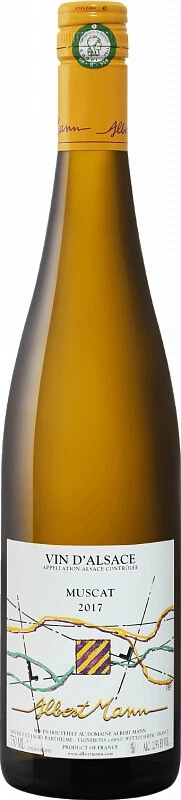 Вино Albert Mann, Muscat, Alsace AOC, 2017