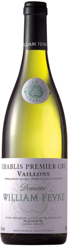 Вино Domaine William Fevre, Chablis 1-er Cru Vaillons, 2012