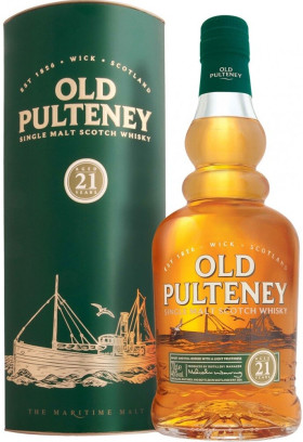 Виски Old Pulteney 21 Years Old gift box 700 мл
