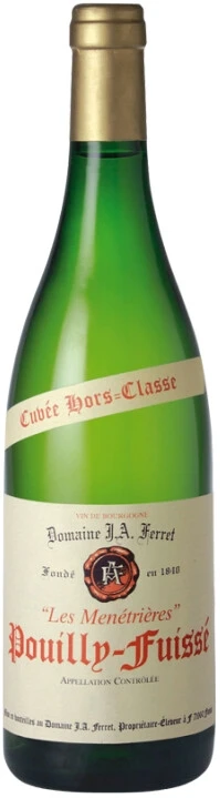 Вино Louis Jadot, Domaine J.A. Ferret, Les Menetrieres Cuvee Hors-Classe, Pouilly-Fuisse AOC, 2019