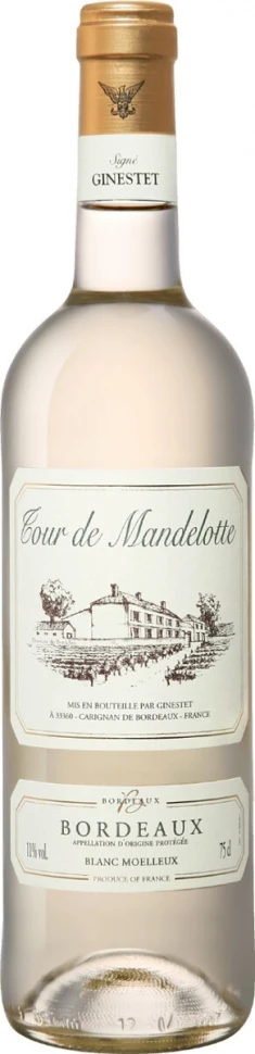 Вино Tour de Mandelotte Bordeaux AOP Blanc Moelleux
