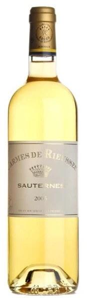 Вино Les Carmes de Rieussec Sauternes AOC 2004
