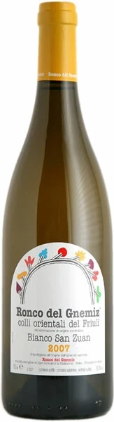 Вино Ronco Del Gnemiz, Bianco San Zuan (Tocai Friulano) 2007