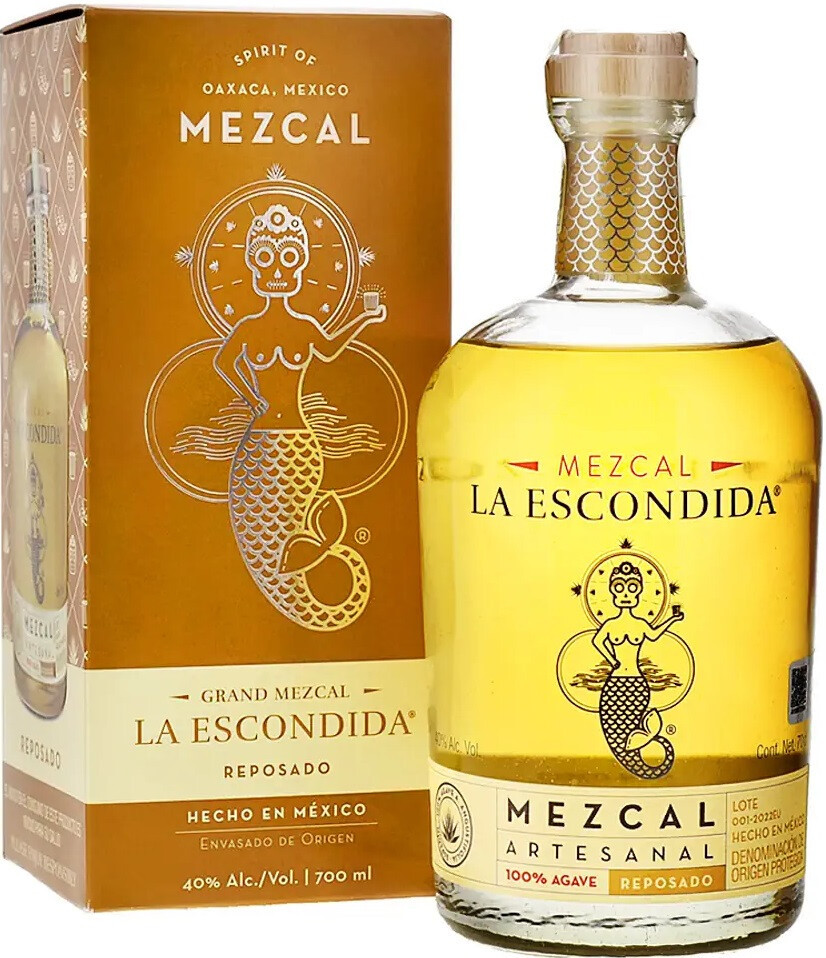 Мескаль Grand Mezcal La Escondida Reposado gift box 0.7 л