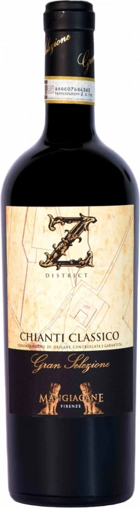 Вино Villa Mangiacane, Z District Chianti Classico DOCG Gran Selezione, 2016, 3 л