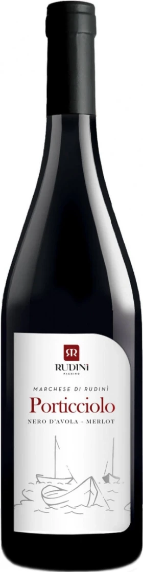 Вино Rudini, Porticciolo Nero d'Avola-Merlot, Sicilia DOC, 2022