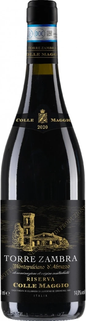 Вино Torre Zambra, Colle Maggio Montepulciano d'Abruzzo DOC Riserva, 2020