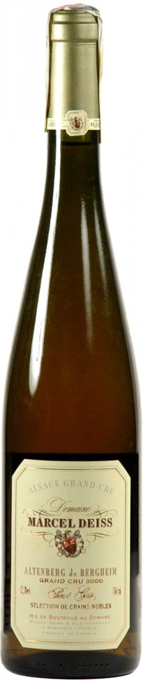 Вино Domaine Marcel Deiss Pinot Gris Altenberg de Bergheim Selection de Grains Nobles Alsace AOC 2003 500 мл