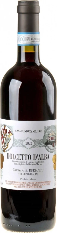 Вино G.B. Burlotto, Dolcetto d'Alba DOC, 2022