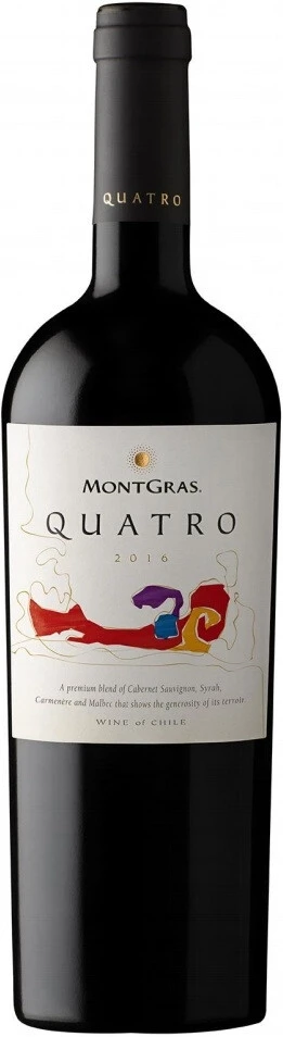 Вино MontGras, Quatro, 2016