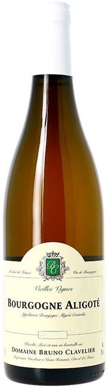 Вино Domaine Bruno Clavelier, Bourgogne Aligote Vieilles Vignes AOC, 2019