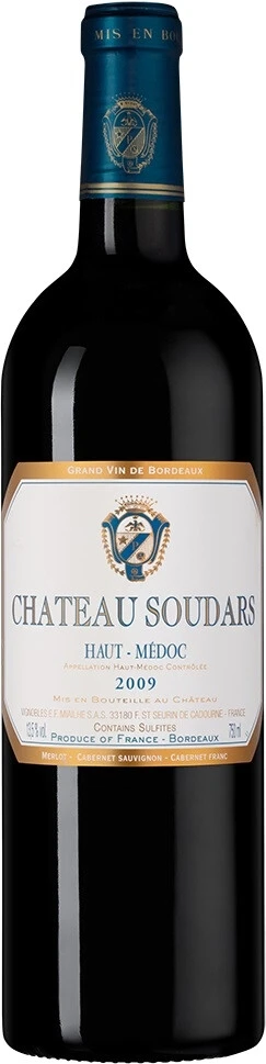 Вино Chateau Soudars, Haut-Medoc AOC, 2009