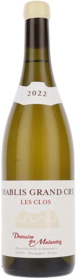 Вино Domaine des Malandes, Chablis Grand Cru Les Clos AOC, 2022