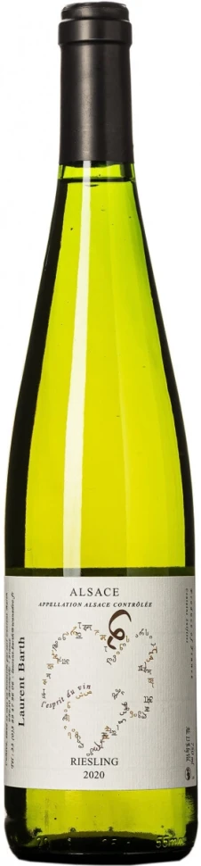 Вино Laurent Barth, Riesling, Alsace AOC, 2020
