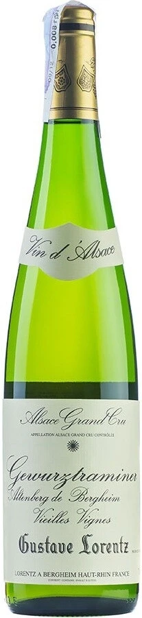 Вино Gustave Lorentz, Gewurztraminer Grand Cru Altenberg de Bergheim Vieilles Vignes, Alsace AOC, 2012
