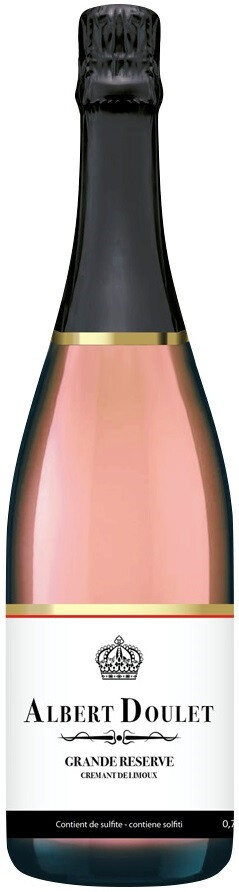 Игристое вино Domaine Albert Doulet Cremant de Limoux AOC Rose 2021
