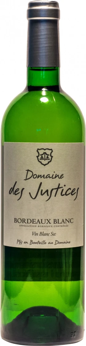 Вино Domaine des Justices Blanc, Bordeaux AOC, 2015