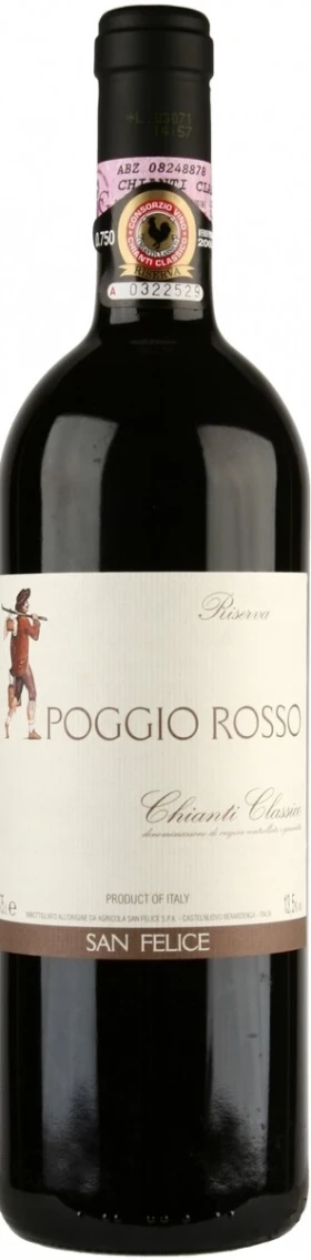 Вино Poggio Rosso, Chianti Classico Riserva DOCG, 1997, 1.5 л