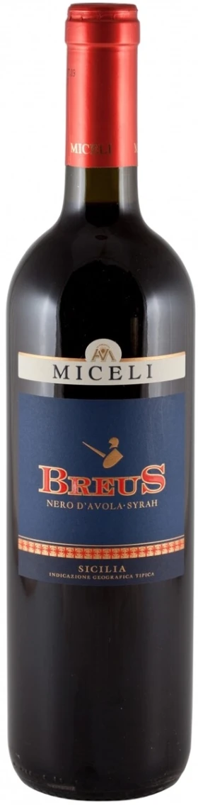 Вино Miceli, "Breus" Nero d'Avola-Syrah, Sicilia IGT, 2007