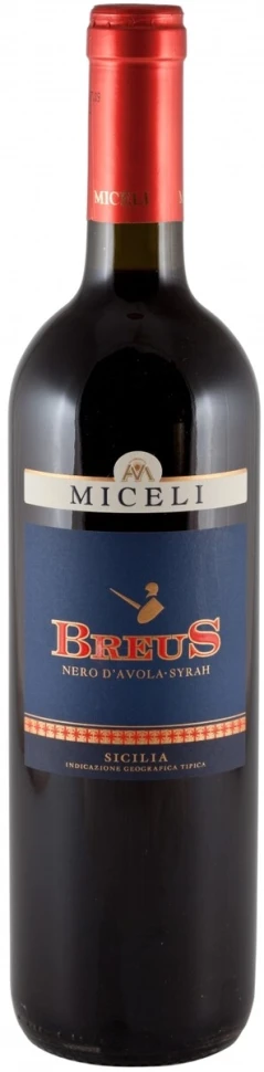 Вино Miceli, "Breus" Nero d'Avola-Syrah, Sicilia IGT, 2007