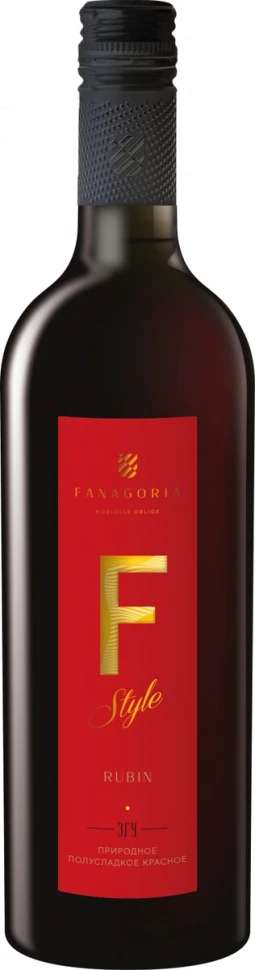 Вино Fanagoria, "F-Style" Rubin